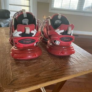 Red Balenciagas shoes